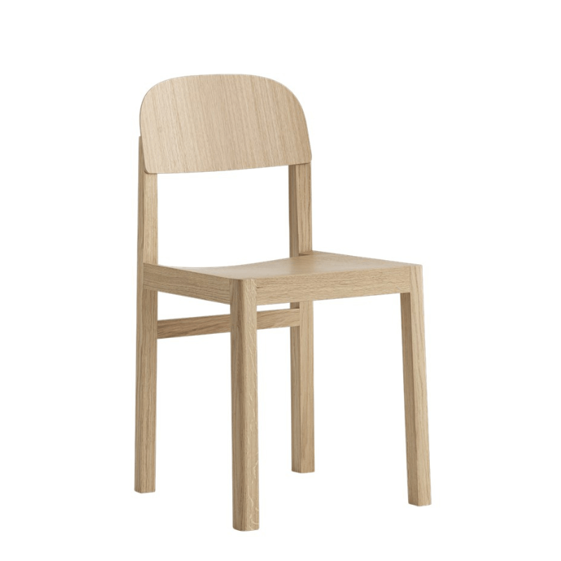 Krzesło Workshop Chair marki Muuto w jasnym dębie